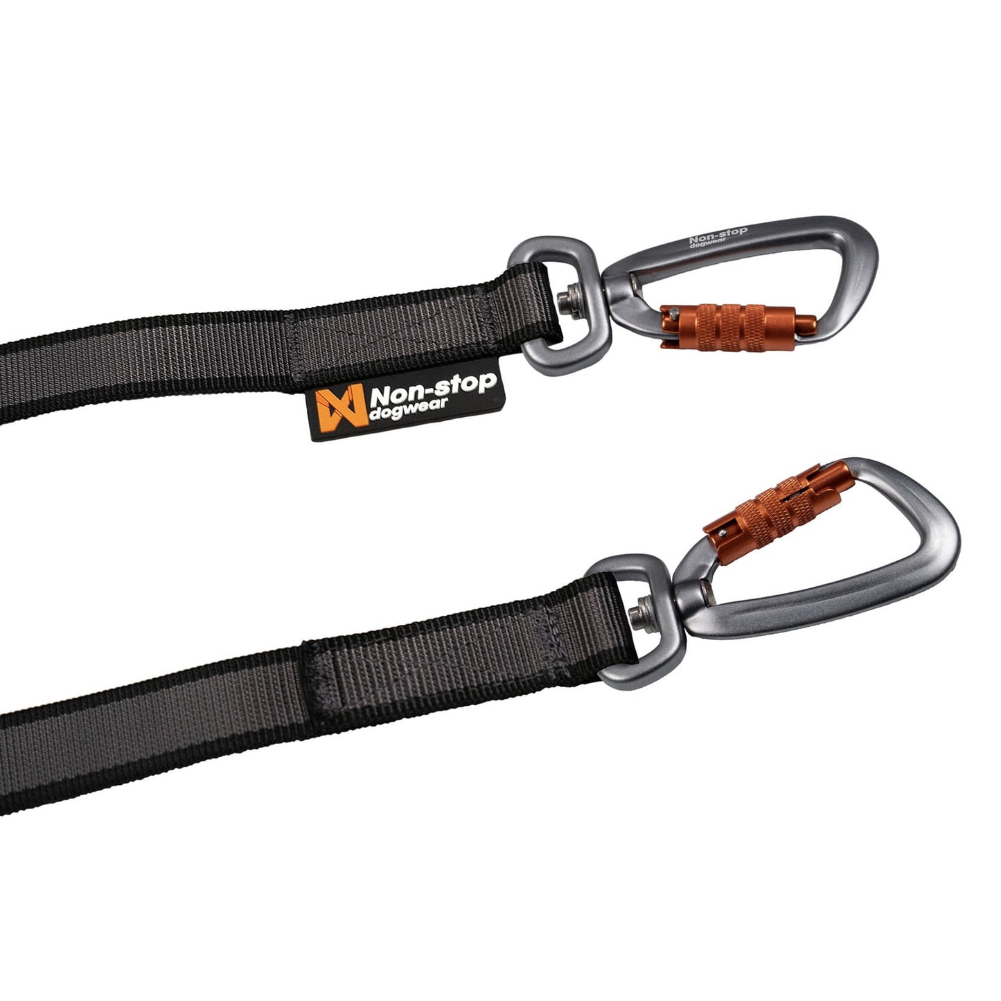 Touring Double – Guia para Cães (Preto/Cinza) | Non-stop dogwear