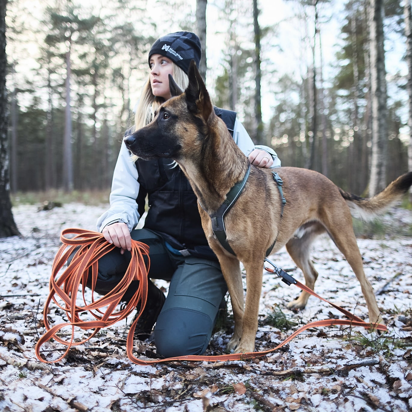 Friction Long Line – Guia para Cães (Laranja) | Non-stop dogwear