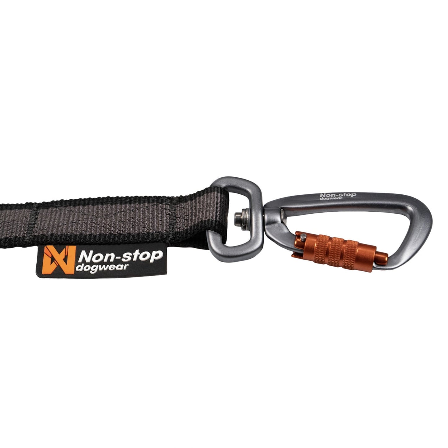 Touring Bungee Adjustable – Guia Esportiva para Cães (Preto/Cinza) | Non-stop dogwear